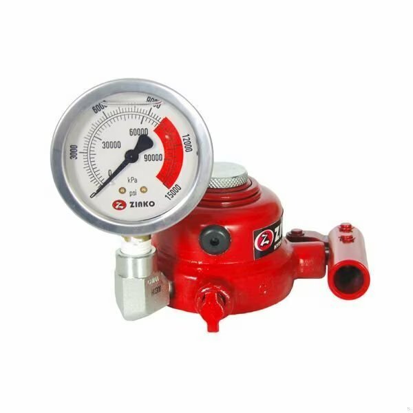ZMJ-5P Mini Bottle Jack with Pressure Gauge, 5 ton, Zinko, Mfr#: 70-05P